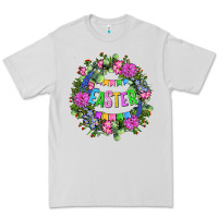 Dove Grey Easter Day Flower Easter Premium Tee - OliviaCreatesArt