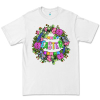 White Easter Day Flower Easter Premium Tee - OliviaCreatesArt