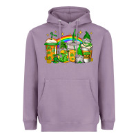 Lavender st patricks day gnomes coffee cups Heavyweight Hoodie - Jasminsmagicworld