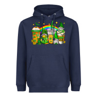 Navy st patricks day gnomes coffee cups Heavyweight Hoodie - Jasminsmagicworld