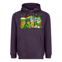 Plum st patricks day gnomes coffee cups Heavyweight Hoodie - Jasminsmagicworld
