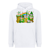 White st patricks day gnomes coffee cups Heavyweight Hoodie - Jasminsmagicworld