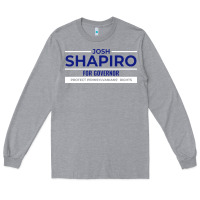 Heather Grey josh shapiro for governor Long Sleeve Tee - maiPhamDesign