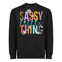 Black sassy little thing Heavyweight Sweatshirt - RanaPortraitStore