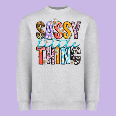 Sassy Little Thing Heavyweight Sweatshirt Designed By Ranaportraitstore