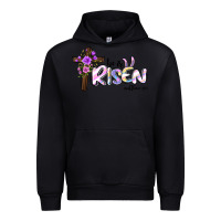 Black easter he is risen matthew 28 6 Urban Hoodie - Jasminsmagicworld