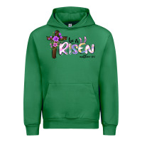 Emerald easter he is risen matthew 28 6 Urban Hoodie - Jasminsmagicworld