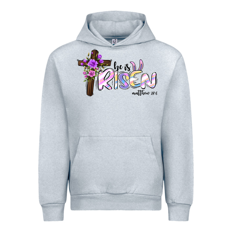 Easter He Is Risen Matthew 28 6 Urban Hoodie by Jasminsmagicworld | Teevron