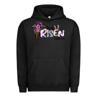 Pigment Black easter he is risen matthew 28 6 Urban Hoodie - Jasminsmagicworld