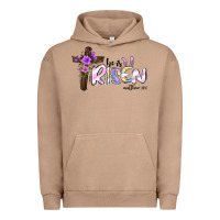 Pigment Burro easter he is risen matthew 28 6 Urban Hoodie - Jasminsmagicworld