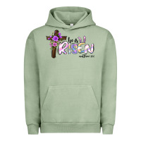 Pigment Oil Green easter he is risen matthew 28 6 Urban Hoodie - Jasminsmagicworld