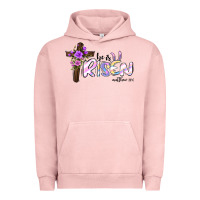 Pigment Salmon easter he is risen matthew 28 6 Urban Hoodie - Jasminsmagicworld
