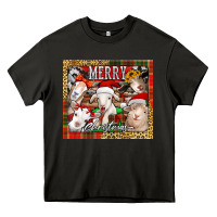 Asphalt merry Christmas goats tumbler Heavy Core Tee - Jasminsmagicworld