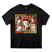 Black merry Christmas goats tumbler Heavy Core Tee - Jasminsmagicworld