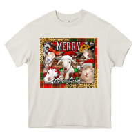 Cream merry Christmas goats tumbler Heavy Core Tee - Jasminsmagicworld
