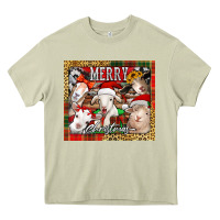 Mossy merry Christmas goats tumbler Heavy Core Tee - Jasminsmagicworld
