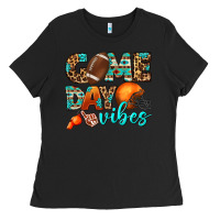 Black game day vibes Ladies Tee - BundleAndBundleShop