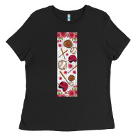 Black baseball pen wraps Ladies Tee - BundleAndBundleShop