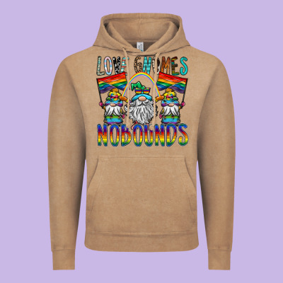 Love Gnomes Nobounds Vintage Hoodie Designed By Sublimationcraftshop