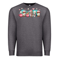 Charcoal Heather volleyball coffee cups Premium Sweatshirt - Jasminsmagicworld