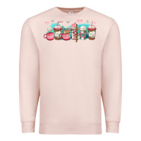 Pale Pink volleyball coffee cups Premium Sweatshirt - Jasminsmagicworld