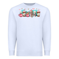 White volleyball coffee cups Premium Sweatshirt - Jasminsmagicworld
