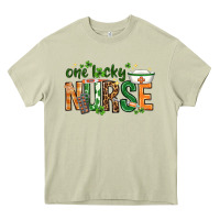 Mossy One lucky Nurse with elements St. Patricks Day Heavy Core Tee - HowdyJamesFarm