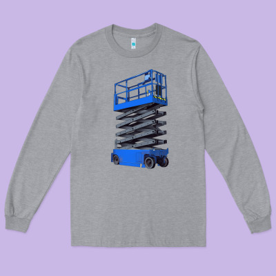 Scissor Lift Long Sleeve Tee Designed By Lillyallendesigns