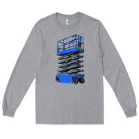 Heather Grey scissor lift Long Sleeve Tee - LillyAllenDesigns