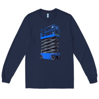 Navy scissor lift Long Sleeve Tee - LillyAllenDesigns