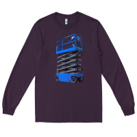 Plum scissor lift Long Sleeve Tee - LillyAllenDesigns