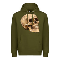 Army Green skull Premium Hoodie - Artiststas