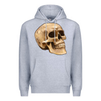 Heather Grey skull Premium Hoodie - Artiststas