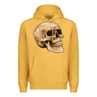 Mustard skull Premium Hoodie - Artiststas