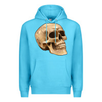 Ocean Blue skull Premium Hoodie - Artiststas