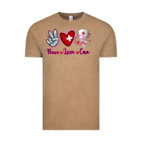Vintage Coffee Peace Love Cna Vintage Tee - RanaPortraitStore