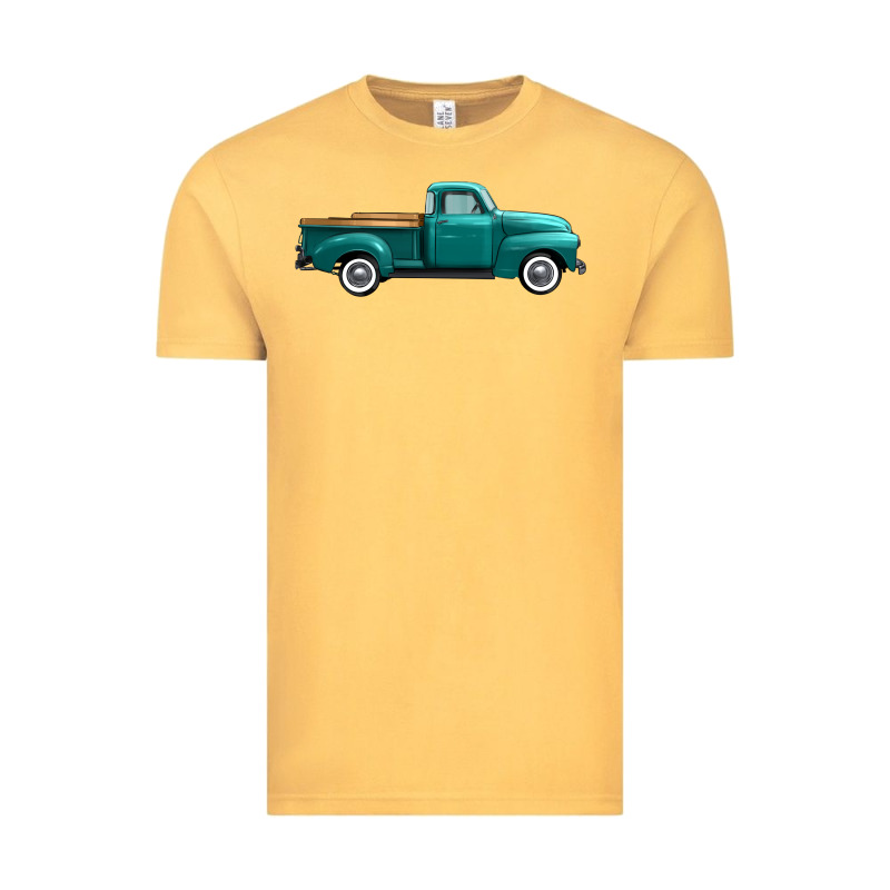 Western Truck Side View Vintage Tee by FaDigitalArtStudio | Teevron
