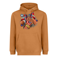 Meerkat America afro girl sneakers Heavyweight Hoodie - RanaPortraitStore