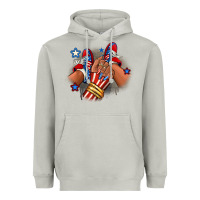 America Afro Girl Sneakers Heavyweight Hoodie | Teevron