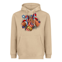Mushroom America afro girl sneakers Heavyweight Hoodie - RanaPortraitStore