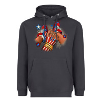 Smoke America afro girl sneakers Heavyweight Hoodie - RanaPortraitStore