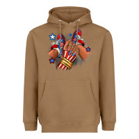 Toasted Coconut America afro girl sneakers Heavyweight Hoodie - RanaPortraitStore