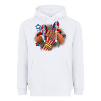 White America afro girl sneakers Heavyweight Hoodie - RanaPortraitStore
