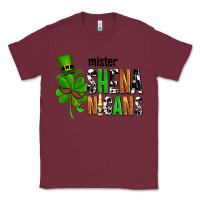 Burgundy St. Patrick's Mister shenanigans Classic Tee - OliviaCreatesArt