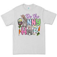 Dove Grey Do the bunny hop Easter Premium Tee - OliviaCreatesArt