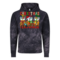 Cloud Black Christmas tea junkie Vintage Hoodie - CowhideDigitalArt