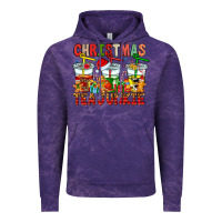 Cloud Purple Christmas tea junkie Vintage Hoodie - CowhideDigitalArt