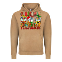 Vintage Camel Christmas tea junkie Vintage Hoodie - CowhideDigitalArt