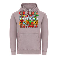 Vintage Zinc Christmas tea junkie Vintage Hoodie - CowhideDigitalArt