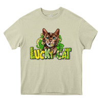 Mossy Lucky cat St. Patrick's Heavy Core Tee - HowdyJamesFarm